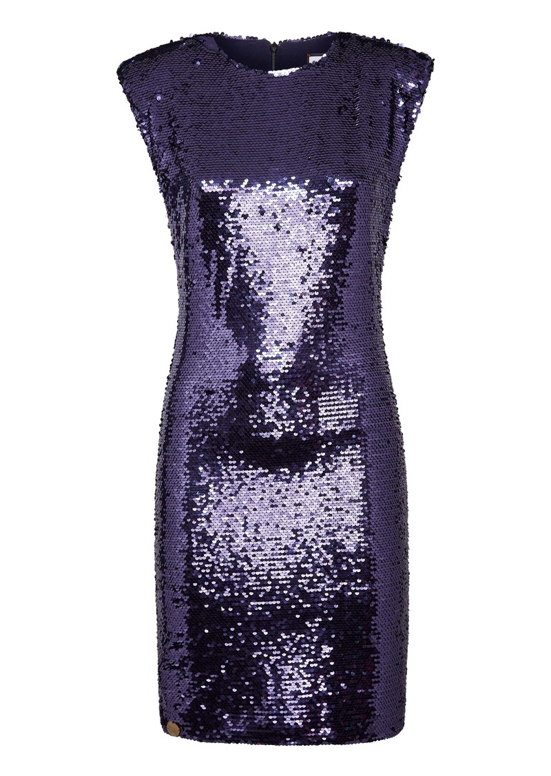 Philipp Plein T-shirt Dress Sleeveless with Crystals
