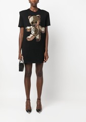 Philipp Plein Teddy Bear crystal-embellished T-shirt dress