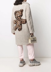 Philipp Plein Teddy Bear oversized cocoon coat