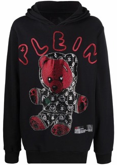 Philipp Plein teddy bear-print hoodie