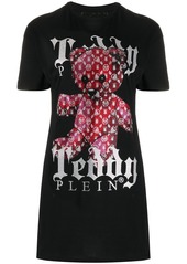 Philipp Plein teddy bear print T-shirt dress