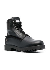 Philipp Plein The Hunter shearling lined leather boots