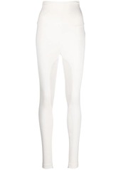 Philipp Plein two-tone high-waisted leggings