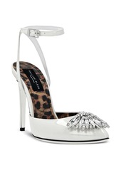 Philipp Plein Vernice 120mm leather sandals