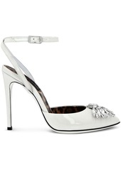 Philipp Plein Vernice 120mm leather sandals