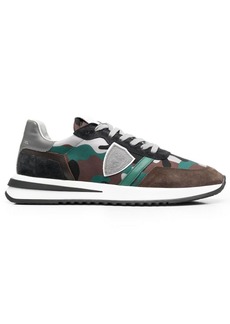 Philippe Model camouflage-print lace-up sneakers