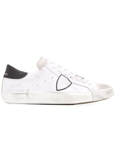 Philippe Model distressed effect low-top sneakers