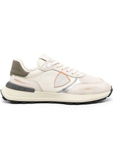 PHILIPPE MODEL Antibes Sneakers - White, Orange and Military Green