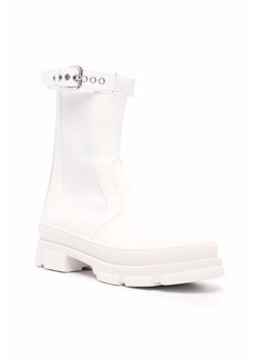 Philosophy Ankle Boots With Strap In White