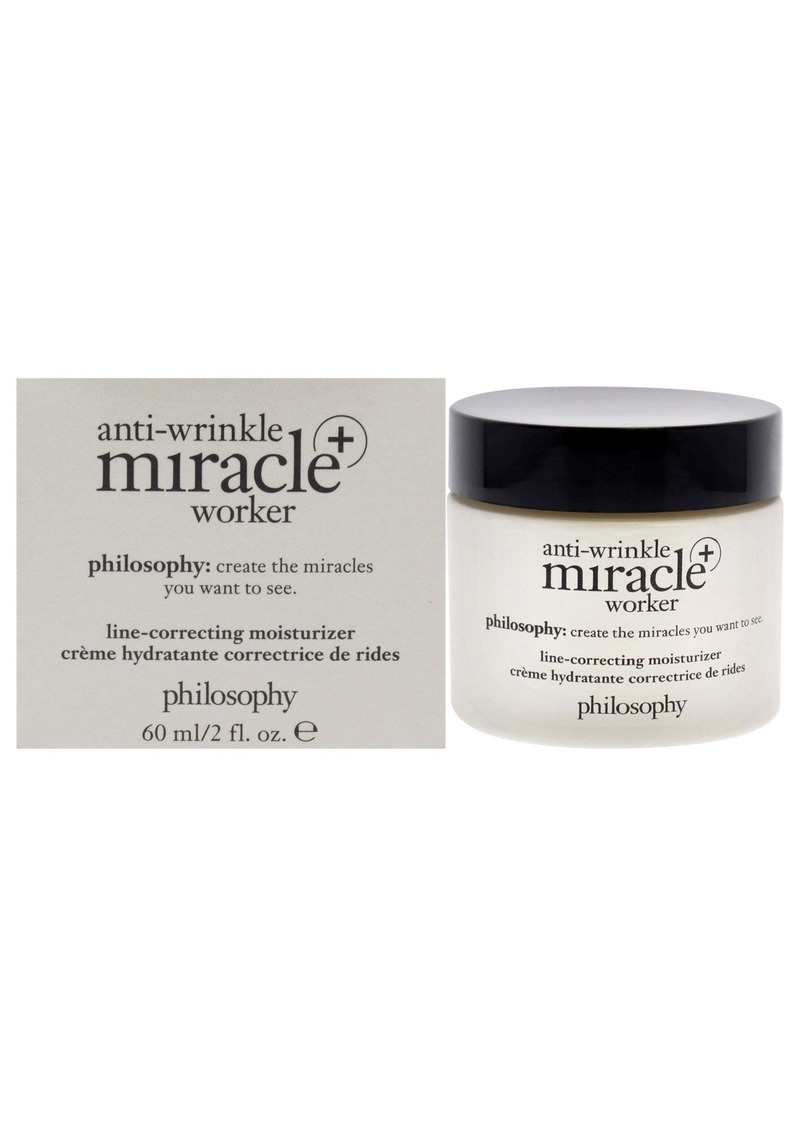 Anti-Wrinkle Miracle Worker Plus Line-Correcting Moisturizer by Philosophy for Unisex - 2 oz Moisturizer