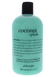 Coconut Splash by Philosophy for Unisex - 16 oz Shampoo, Shower Gel and Bubble Bath