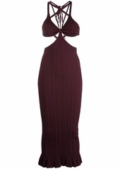 Philosophy cut-out fitted dress