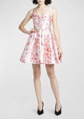 Philosophy Floral Sleeveless A-Line Mini Dress