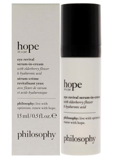 Hope in a Jar Eye Revival Serum-In-Cream by Philosophy for Unisex - 0.5 oz Sreum