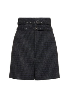 Philosophy Houndstooth Tech High Rise Shorts