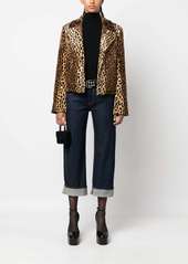 Philosophy leopard-print faux-fur jacket