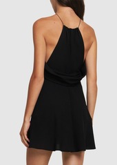 Philosophy Light Crepe Flared Mini Dress