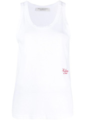 Philosophy logo-embroidered tank top