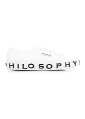 Philosophy logo sneakers