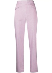 Philosophy micro-gingham trousers