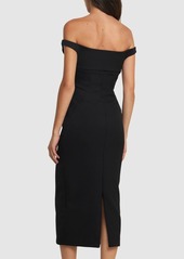 Philosophy Off-the-shoulder Tech Crepe Midi Dress