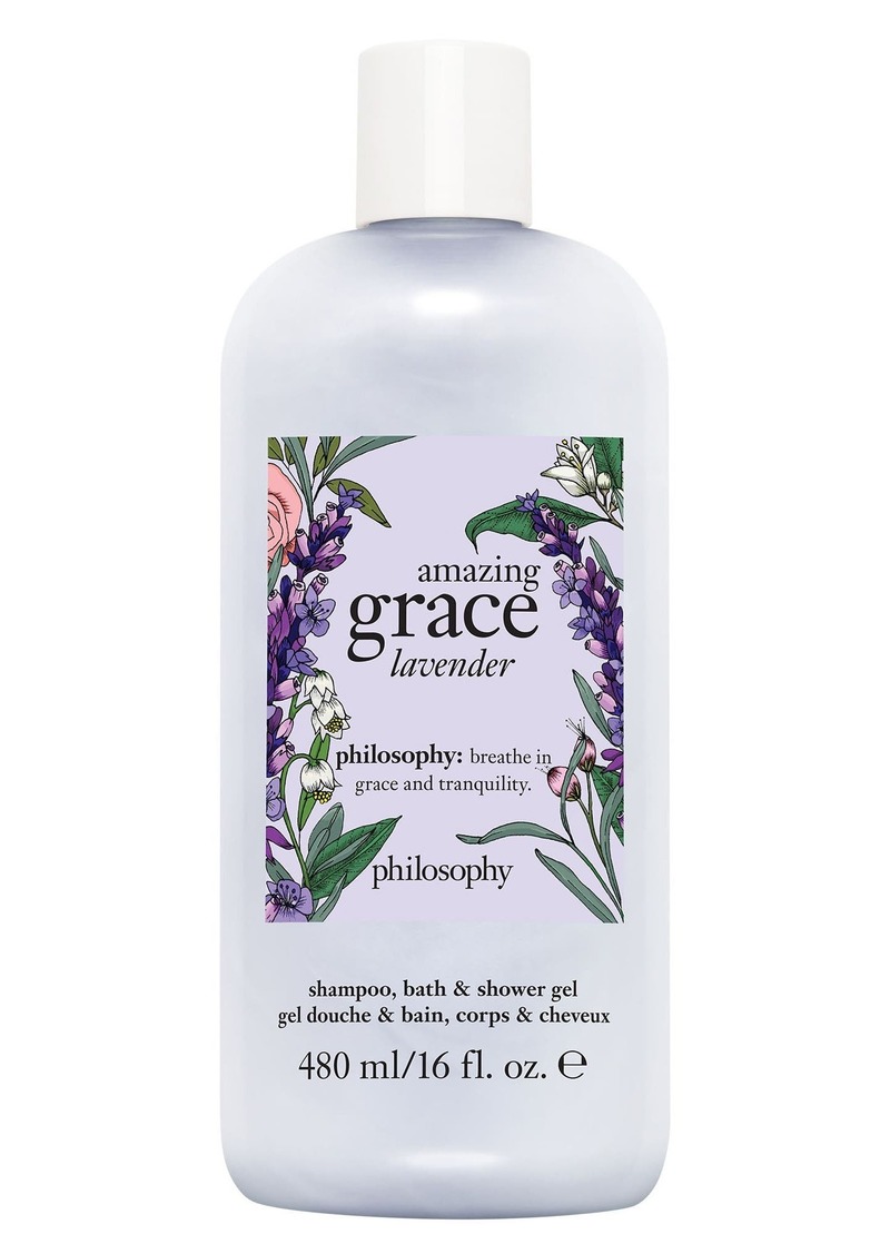 philosophy amazing grace lavender shampoo