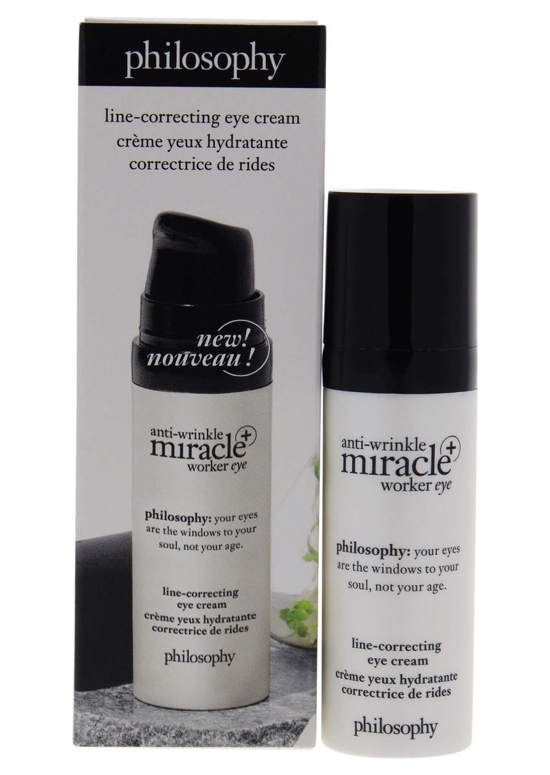 Philosophy Anti-Wrinkle Miracle Worker Eye Plus For Unisex 0.5 oz Cream