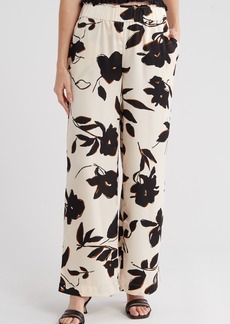 PHILOSOPHY BY RPUBLIC CLOTHING Floral Wide Leg Pull-On Pants in Magnified Painted Fleur Print at Nordstrom Rack