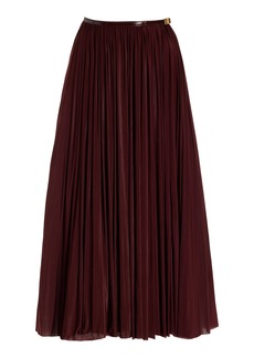 Philosophy di Lorenzo Serafini - Jersey Maxi Wrap Skirt - Burgundy - XS - Moda Operandi