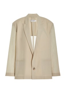 Philosophy di Lorenzo Serafini - Oversized Wool-Blend Blazer - Grey - IT 40 - Moda Operandi