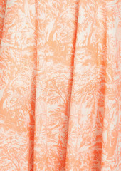 Philosophy di Lorenzo Serafini - Printed linen and cotton-blend maxi dress - Orange - IT 44