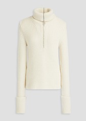 Philosophy di Lorenzo Serafini - Ribbed wool half-zip sweater - White - IT 36