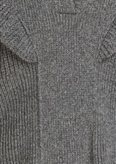 Philosophy di Lorenzo Serafini - Ruffled ribbed wool sweater - Gray - IT 46