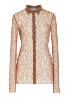 Philosophy di Lorenzo Serafini - Stretch Lace Top - Neutral - IT 44 - Moda Operandi