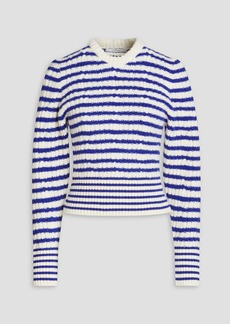 Philosophy di Lorenzo Serafini - Striped ribbed wool sweater - Blue - IT 44
