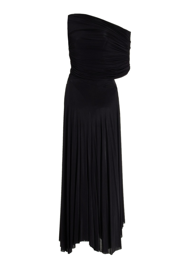 Philosophy di Lorenzo Serafini - Wrapped Light Jersey Maxi Dress - Black - IT 40 - Moda Operandi