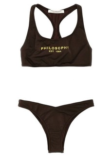 PHILOSOPHY DI LORENZO SERAFINI Logo print bikini