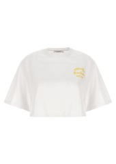 PHILOSOPHY DI LORENZO SERAFINI Logo print cropped T-shirt