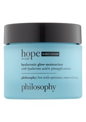 philosophy hope in a jar water cream hyaluronic glow moisturizer at Nordstrom