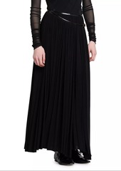 Philosophy Pleated Jersey Maxi Skirt