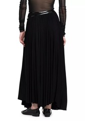 Philosophy Pleated Jersey Maxi Skirt