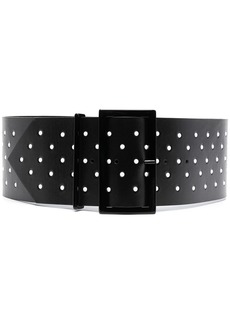 Philosophy polka-dot waist belt
