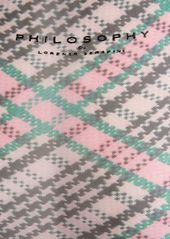 Philosophy Printed Tulle Midi Skirt