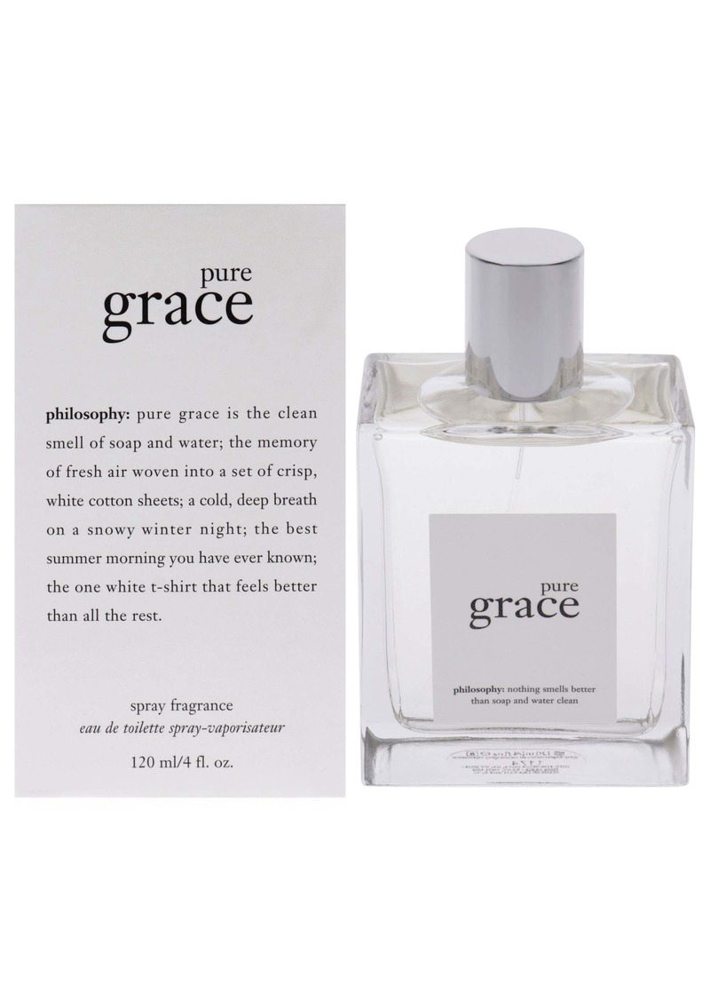 Pure Grace by Philosophy for Women - 4 oz EDT Spray