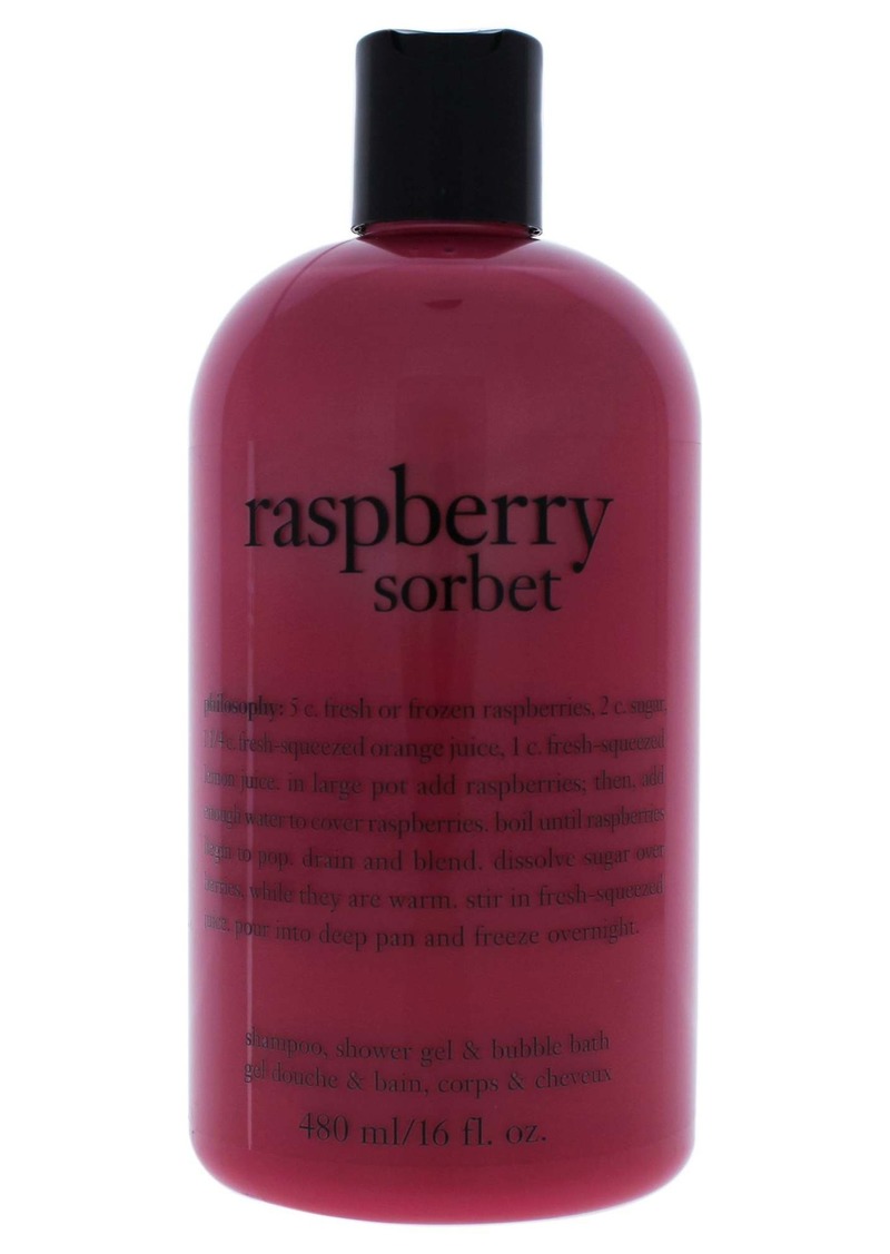 Raspberry Sorbet Shampoo, Bath and Shower Gel by Philosophy for Unisex - 16 oz Shower Gel