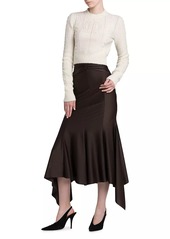 Philosophy Ruched Stretch Hi-Lo Skirt