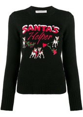 Philosophy Santa's Helper print jumper
