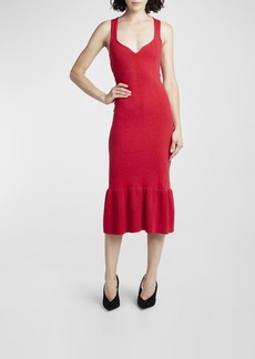 Philosophy Seamed Knit Midi Dress