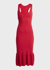 Philosophy Seamed Knit Midi Dress