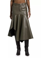 Philosophy Serafina Faux Leather Handkerchief Skirt